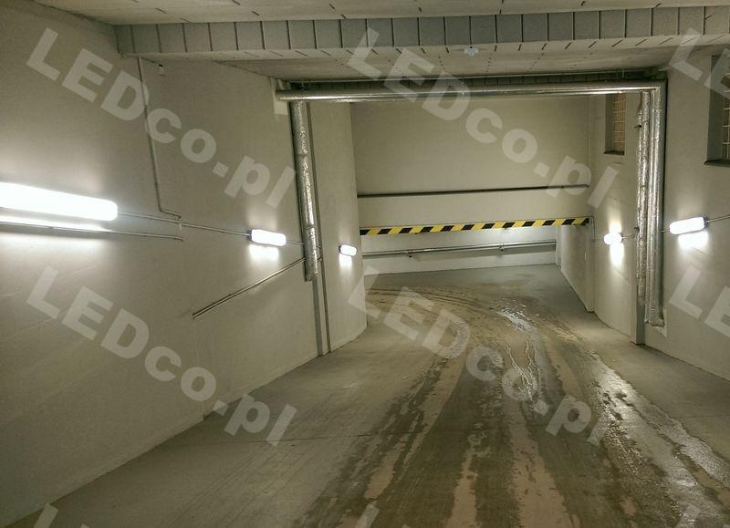 Oświetlenie parkingu podziemnego