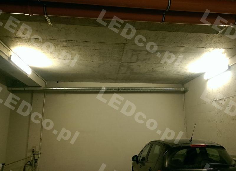 Oświetlenie parkingu podziemnego